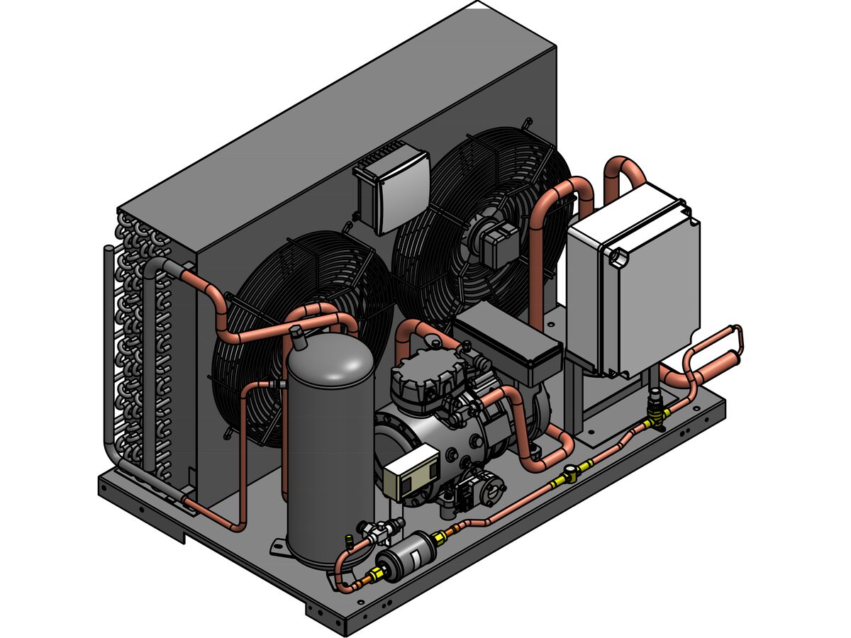 Tecumseh Semi Hermetic EVO Condensing Unit SHT4564ZHR-TZ 3 Phase