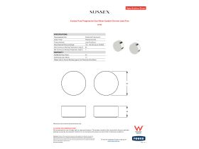 Specification Sheet - Sussex Pure Progressive Dual Mixer System Chrome Lead Free