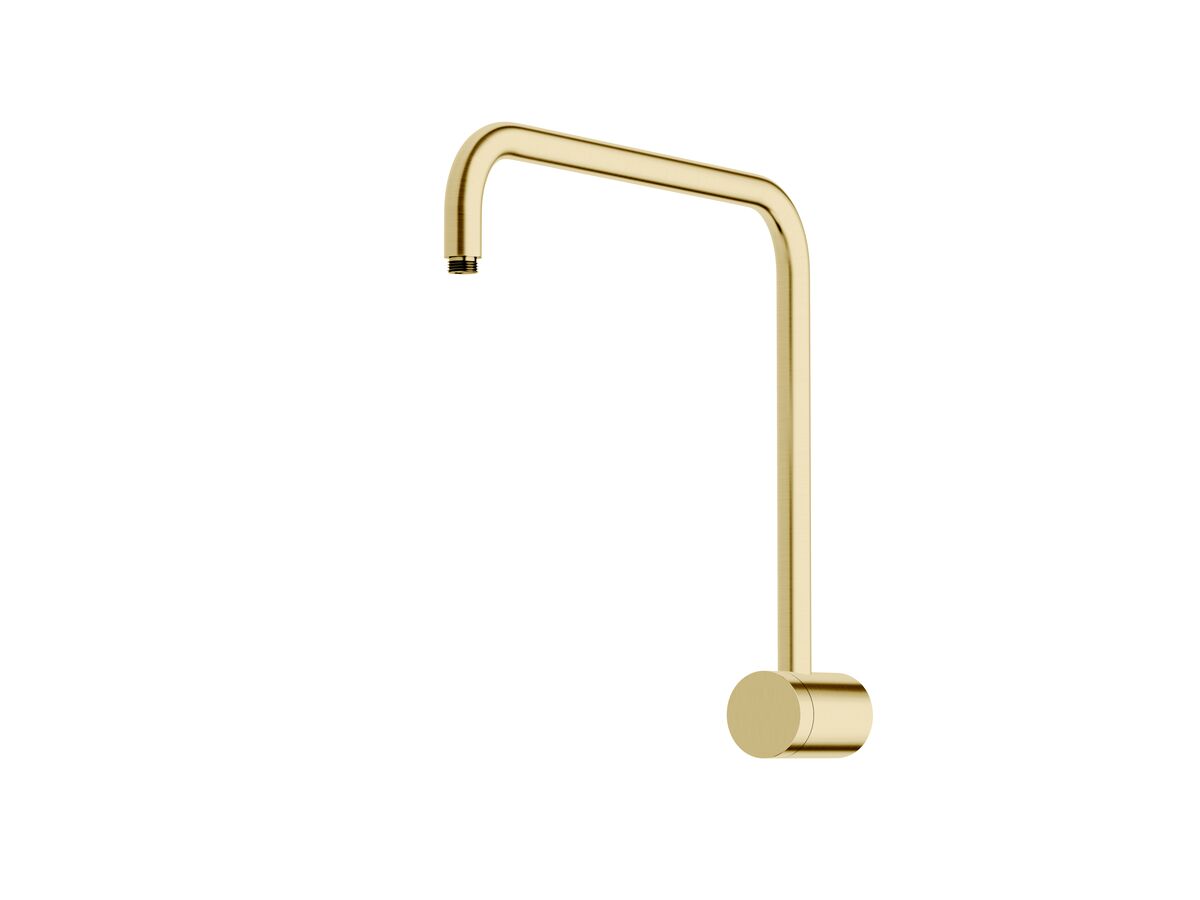 Sussex Pure Hi-Rise Shower Square Arm Only PVD Brushed Gold