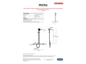 Specification Sheet - Mizu Drift 700 x 1100mm Independent T-Shower Modular Grab Rail Kit 3 function Modular Brushed Gunmetal (5 Star)