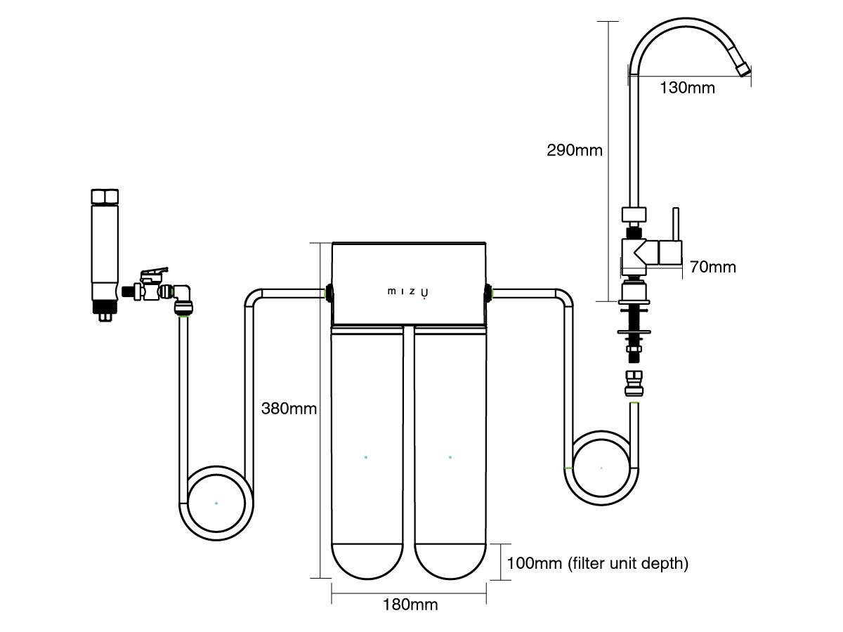 Mizu Drift Dual Filter System