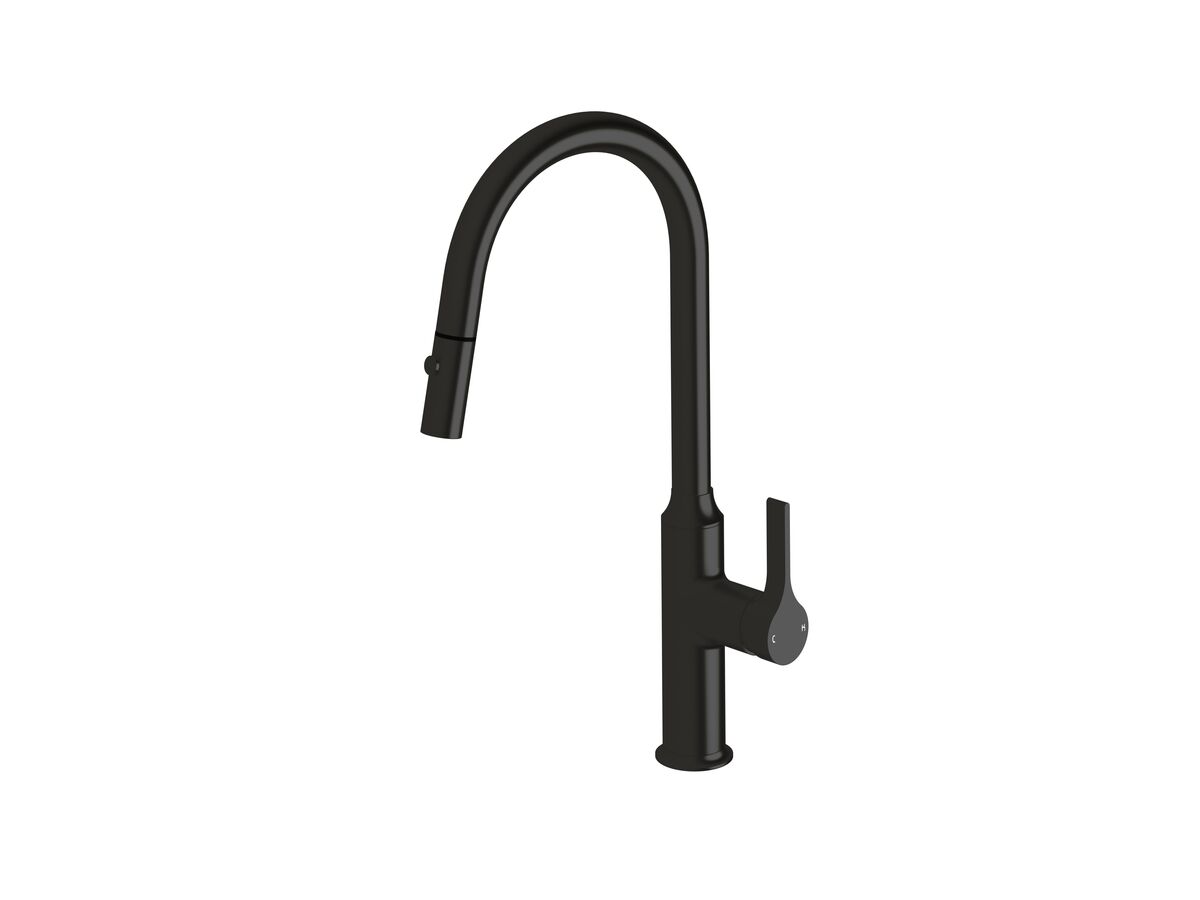 Sussex Oria Sink Mixer Pull Out Spray Matte Black PVD Lead Free