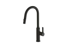 Sussex Oria Sink Mixer Pull Out Spray Matte Black PVD Lead Free