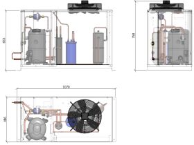 ACPAC Packaged Condensing Unit AP2.9L1-4 1 Phase