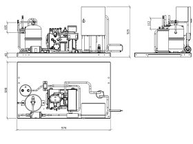 Tecumseh Semi Hermetic Receiver Unit SHR4526ZHR
