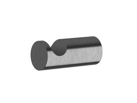 Scala Robe Hook LUX PVD Brushed Smoke Gunmetal