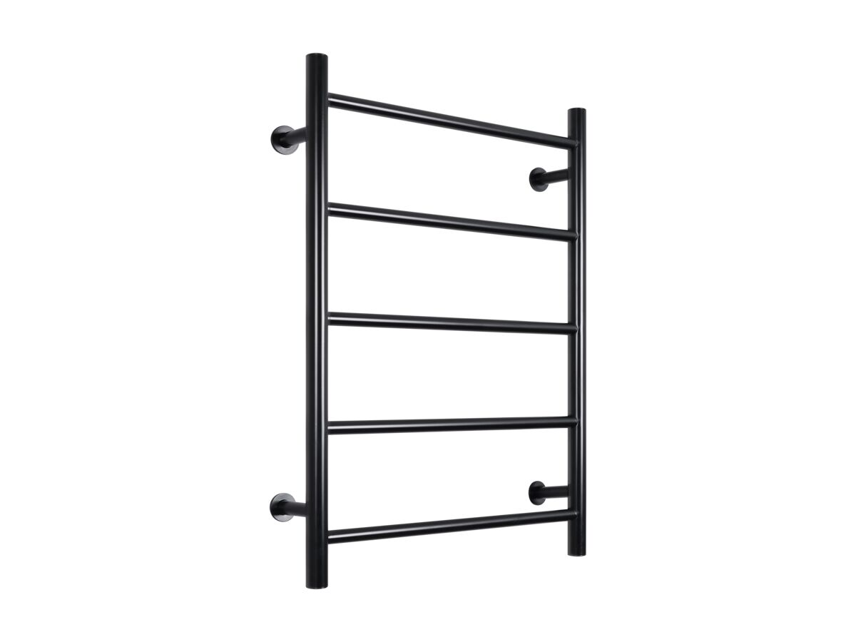 Mizu Drift MK2 550 x 800mm Heated Towel Rail Low Voltage 24V Matte Black