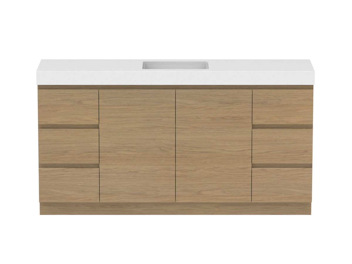 Hero - Posh Domaine 1800mm Floor Mount Vanity Unit Conventional Single Bowl 90mm Top