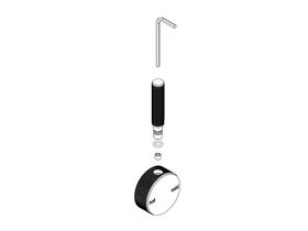 Hero - Milli Etch Side Lever Mixer Handle Assembly Chrome