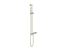 Supporting Image - Faucet Strommen Vara Disc Wall Set with Single Rail Shower Tap System Trimset Brushed Nickel (3 Star) Lead Free