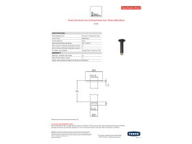 Specification Sheet - Faucet Strommen Vara Ceiling Shower Arm 100mm Matte Black