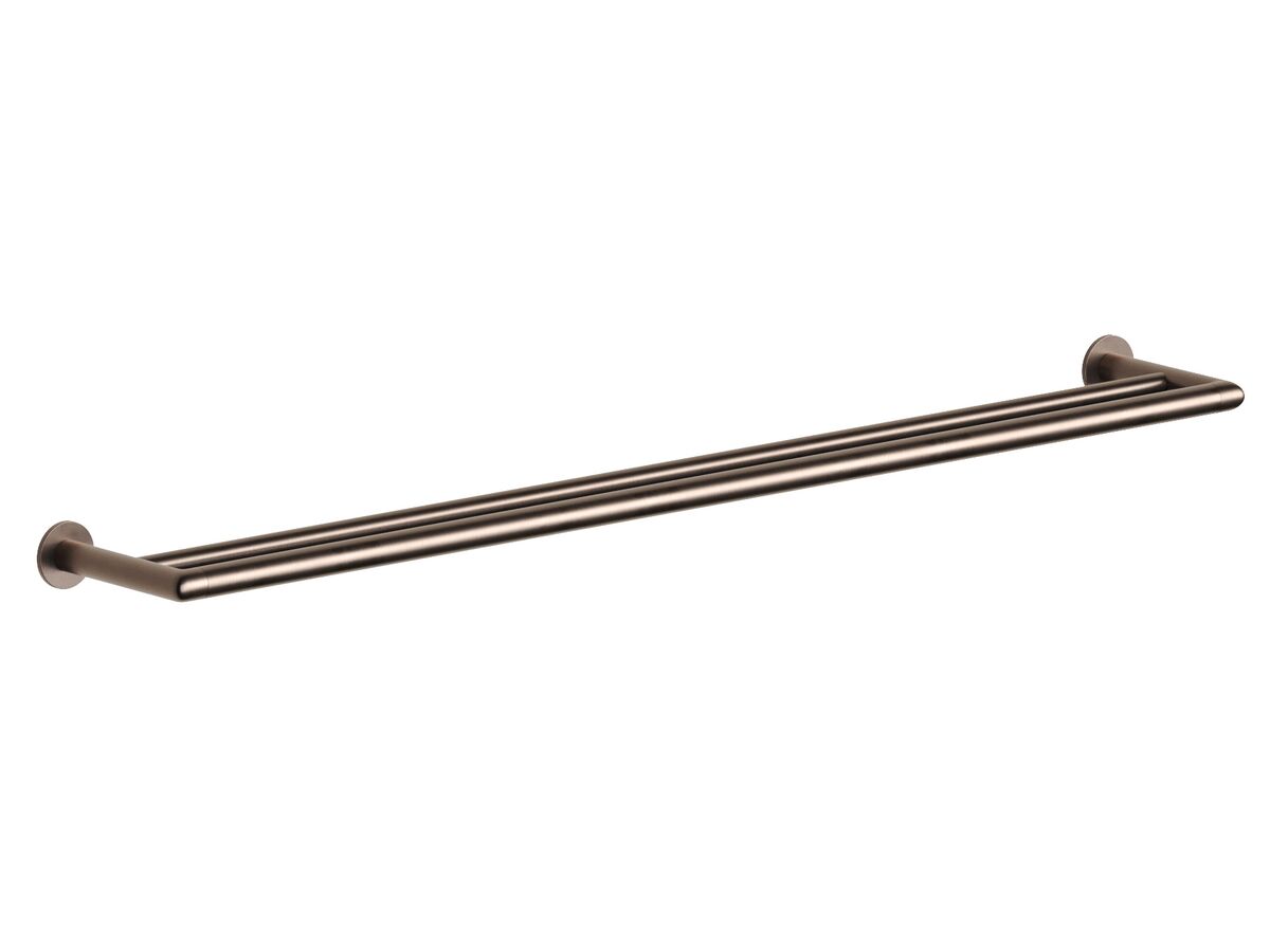Hero - Faucet Strommen Vara Double Towel Rail 900mm Armada Bronze