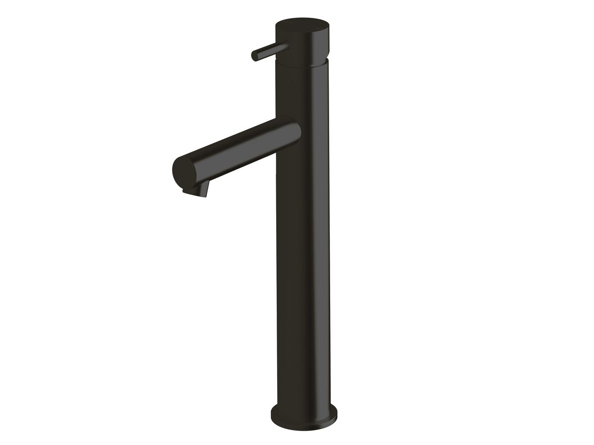 Hero - Sussex Scala Extended Basin Mixer Tap with 130mm Outlet LUX PVD Matte Opium Black (6 Star)