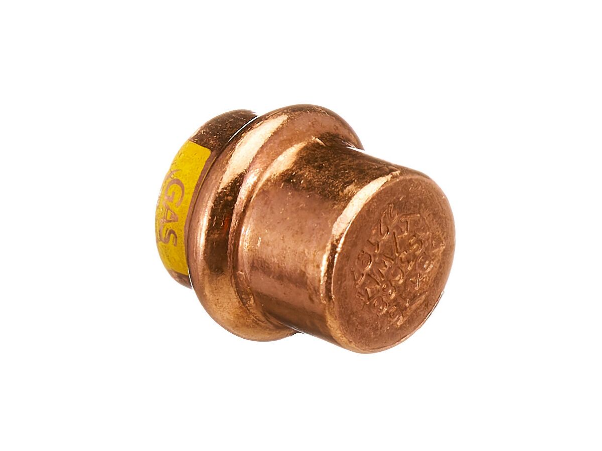 >B< Press Gas End Cap 15mm