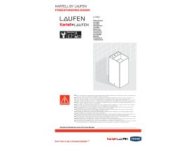 Installation Instructions - LAUFEN Kartell Freestanding Basin/Pedestal with Overflow 1 Taphole 375 x 435 x 900mm White
