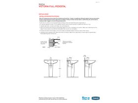 Installation Instructions - Roca Victoria Full Pedestal