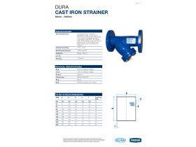 Technical Guide - Dura Cast Iron Strainer