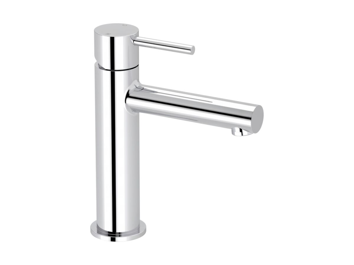 Mizu Drift Basin Mixer Straight Spout Chrome (6 Star) Lead Free