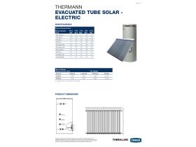 Specification Sheet - Thermann Electric Solar TE