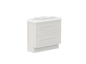Supporting Image - Kado Lux Ensuite All Drawer Twin 900mm Floor Mount Centre Basin 50mm Top