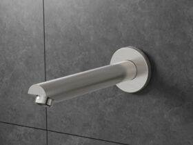 In Situ - Posh Bristol Pin Bath Outlet 200mm Brushed Nickel Lead Free