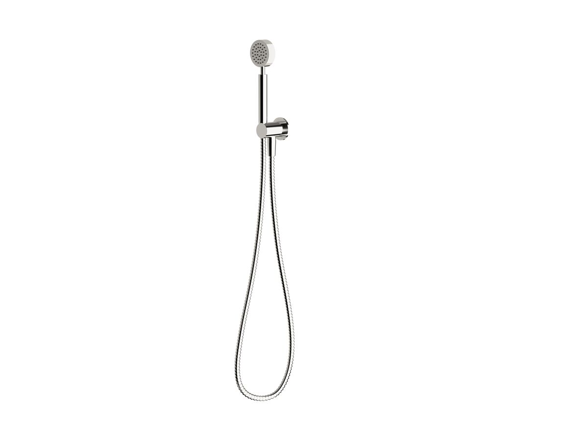 Sussex Pure Round Handshower with Fixed Water Inlet Wall Bracket Chrome (3 Star)