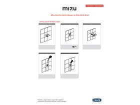 Installation Instructions - Mizu Soothe Hand Shower on Bracket (5 Star)