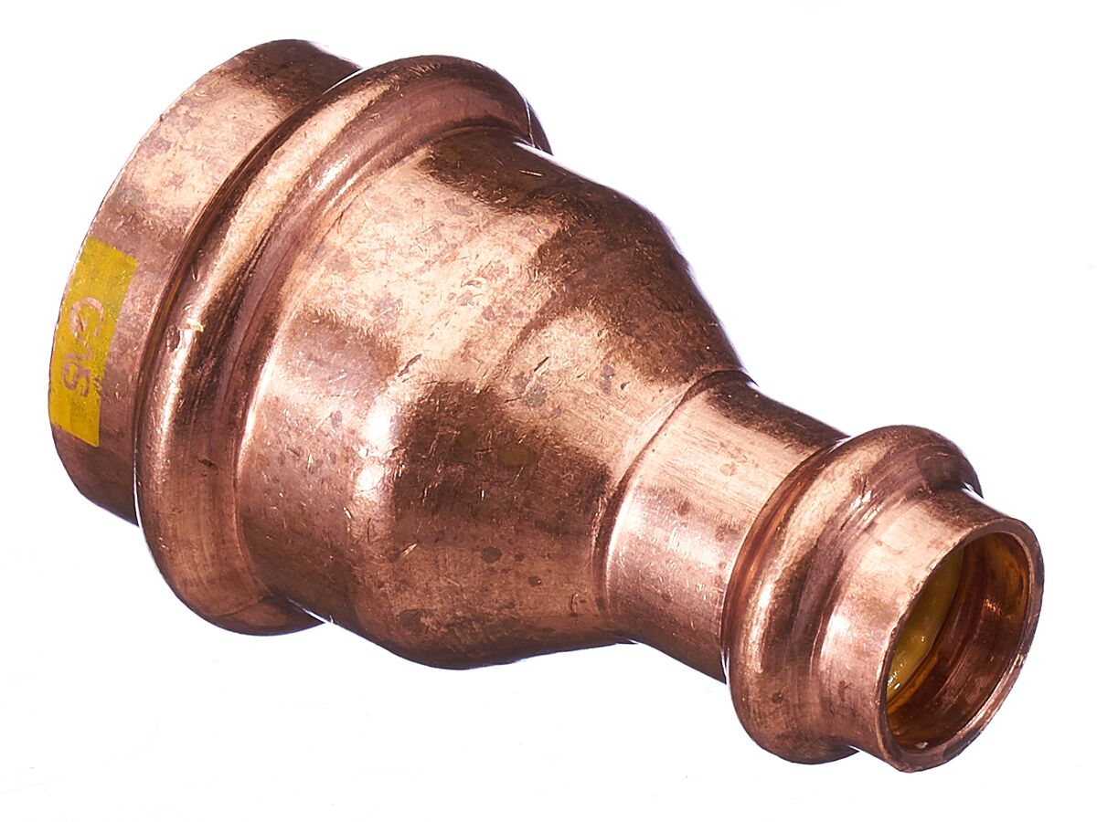 >B< Press Gas Reducing Coupling 25mm x 15mm