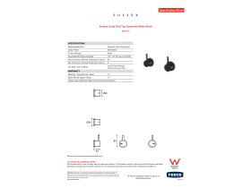 Specification Sheet - Sussex Scala Wall Top Assembly Matte Black