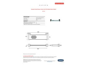 Specification Sheet - Sussex Scala Shower Shelf LUX PVD Matte Opium Black