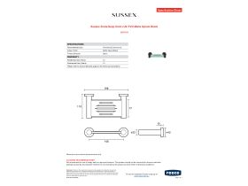 Specification Sheet - Sussex Scala Soap Dish LUX PVD Matte Opium Black