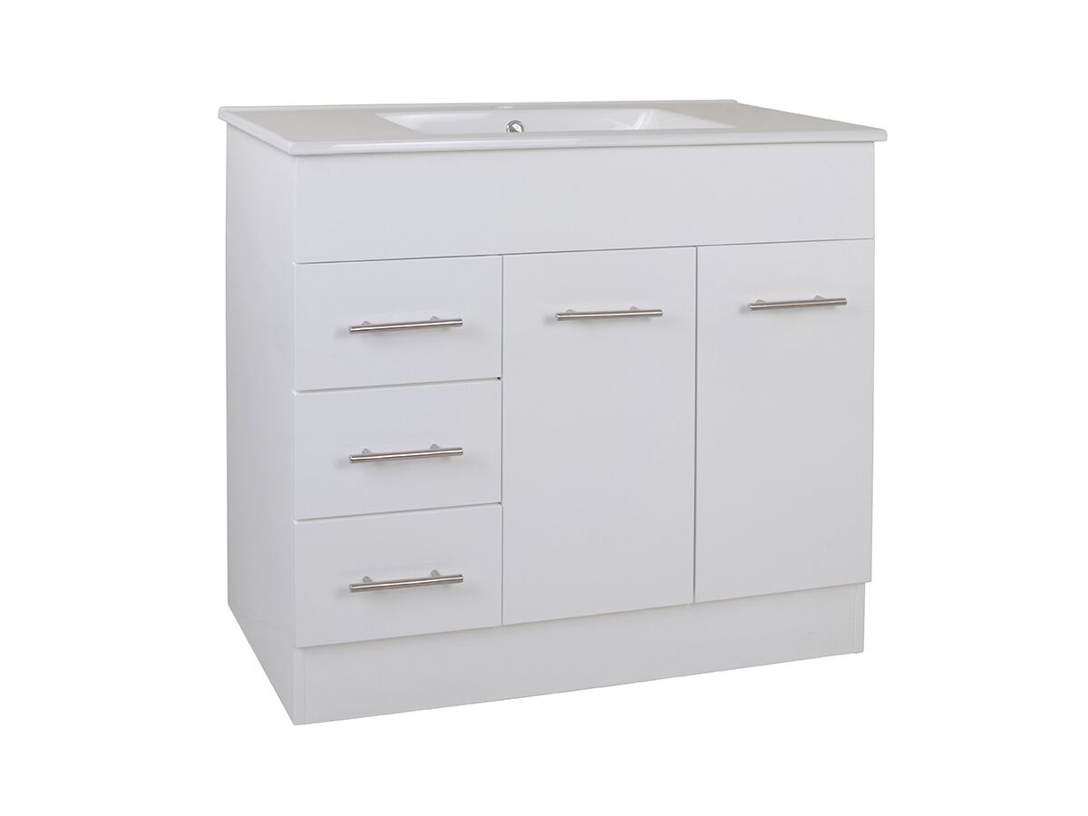 Posh Bristol MK2 LHD CB Vanity Unit with Kick 900mm