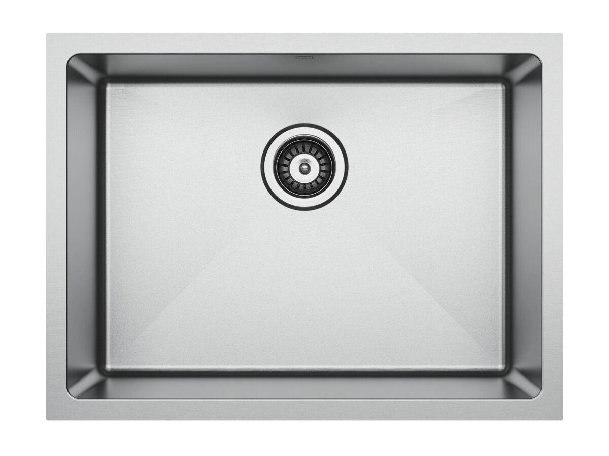 Supporting Image - Memo Zenna Extended Single Bowl Sink Nanoplated Nickel