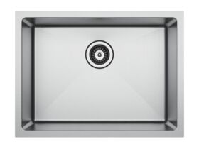 Supporting Image - Memo Zenna Extended Single Bowl Sink Nanoplated Nickel