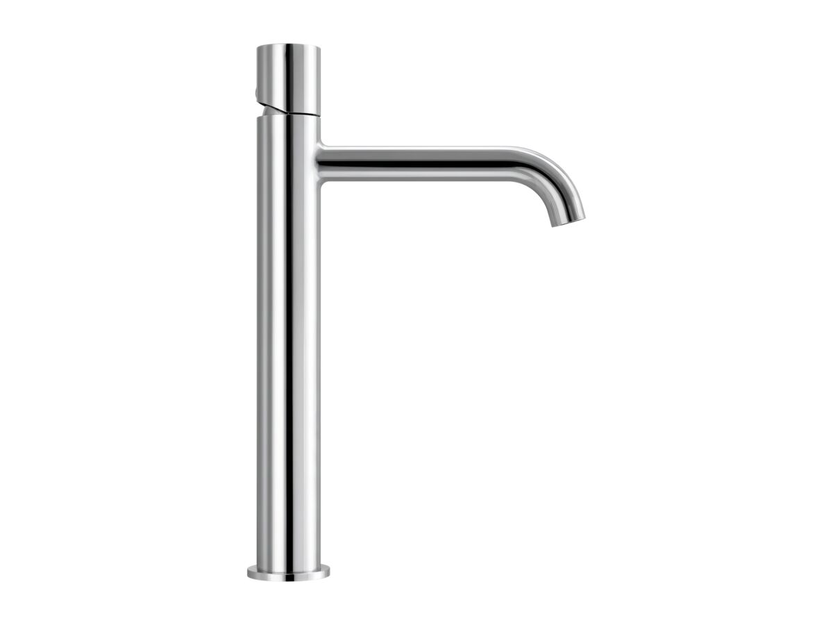 Supporting Image - Mizu Drift Dial Extended Height Basin Mixer Curved Spout Chrome (6 Star) Lead Free