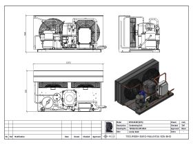 Tecumseh EVO Condensing Unit 2.5hp R134 MHBP EPCH4528Y-3 Phase