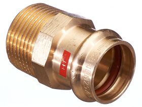 >B< Press Hi-Temp Male Coupling 25mm x 1" BSP
