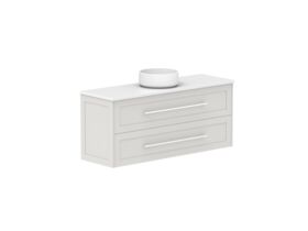 Supporting Image - Kado Lux Ensuite All Drawer Twin 1200mm Wall Hung Centre Basin 20mm Top