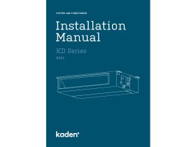 Installation Manual - Kaden Ducted Air Conditioner KD24