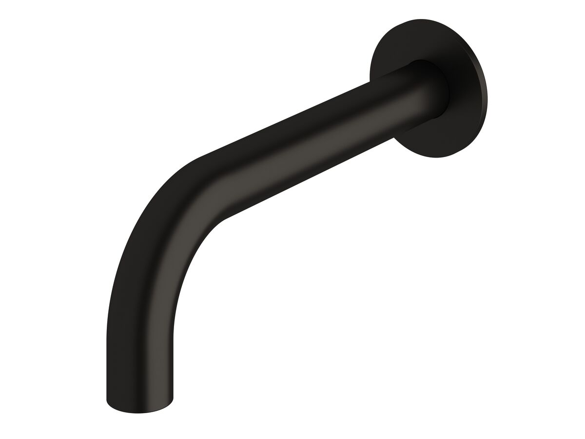 Sussex Pure Wall Bath Outlet 200mm PVD Matte Black