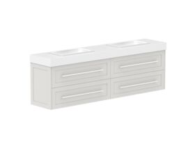 Supporting Image - Kado Lux Ensuite All Drawer Twin 1800mm Wall Hung Double Basin 90mm Top