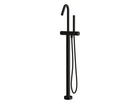 Sussex Pure Floor Mounted Bath Mixer Tap with Handshower PVD Matte Black (3 Star)