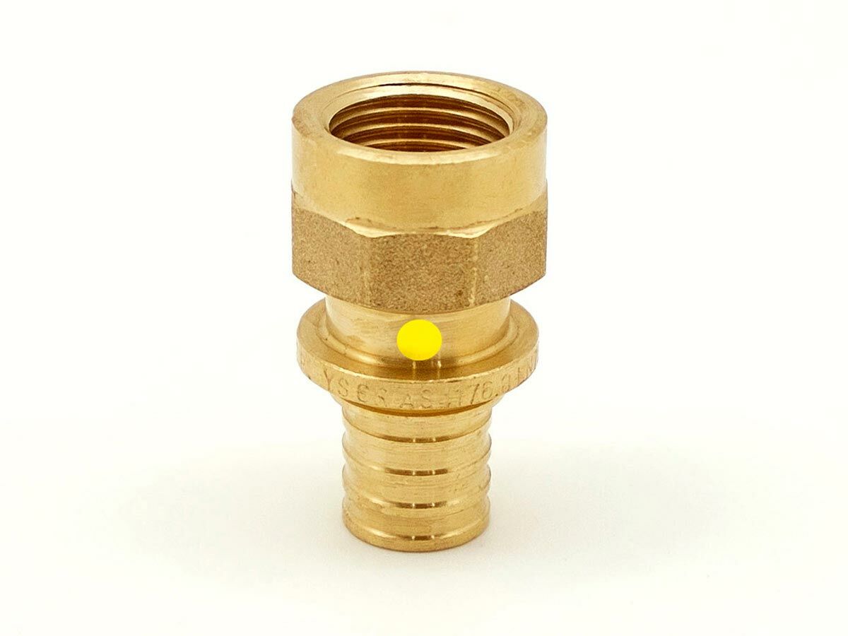 Rehau Brass No.2 Straight Connector Female