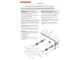 Installation Instructions - Sussex Oria Wall Bath/Basin Set