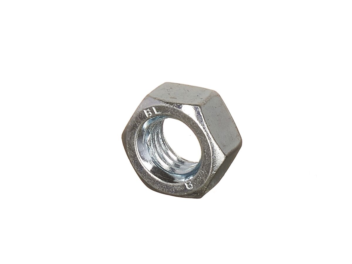 Bridgland 10mm Zinc Plated Hex Nut - Pack of 50