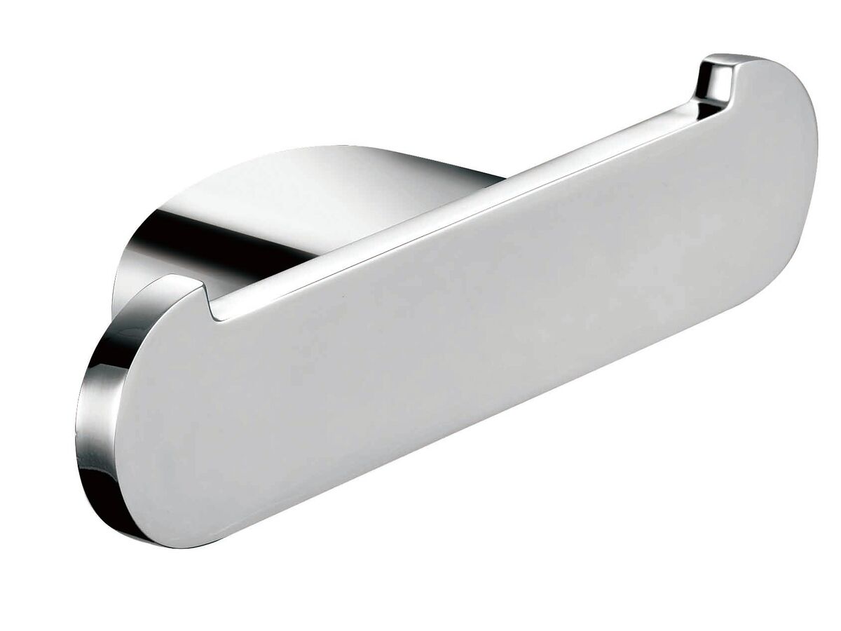 Oken Brass Double Robe Hook 103mm Chrome
