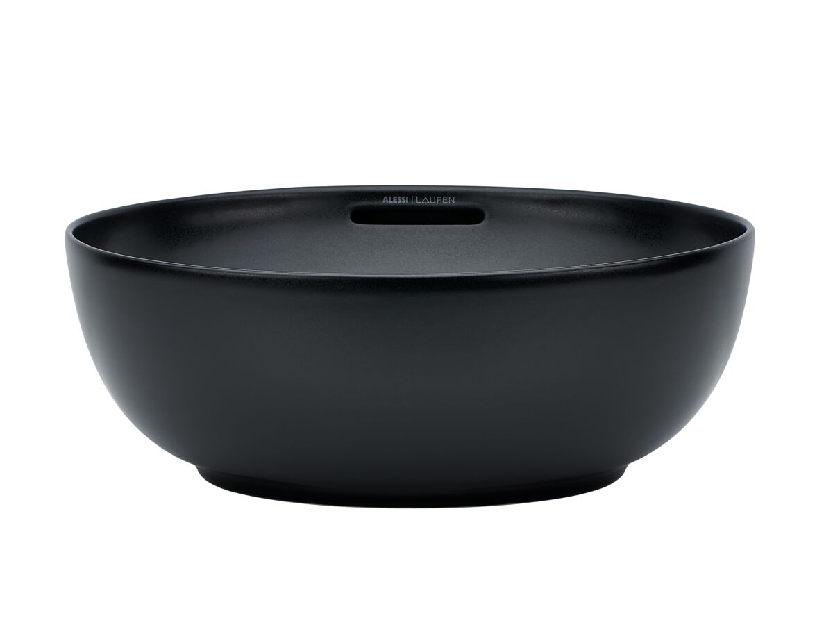 Supporting Image 3 - LAUFEN Alessi Counter Basin 450mm Matte Black - Front Perspective
