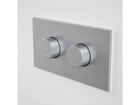 Invisi II Care Round Dual Flush Button/Plate Satin Chrome