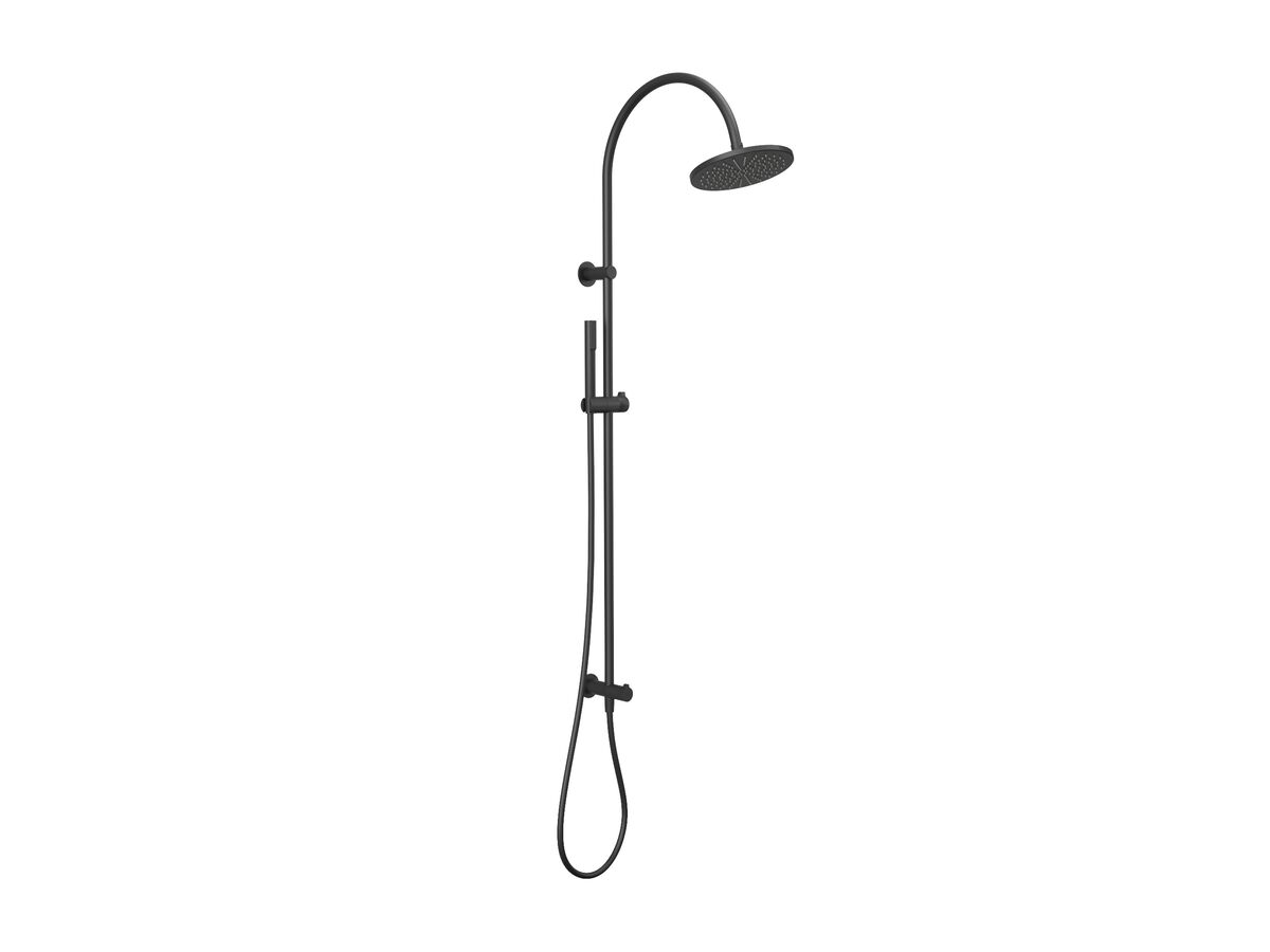Hero - Faucet Strommen Vara Fin Twin Rail Shower Matte Black (3 Star)