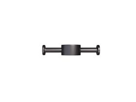 Hydrotherm Pure Vertical Heated Towel Rail Robe Hook PVD Brushed Gunmetal